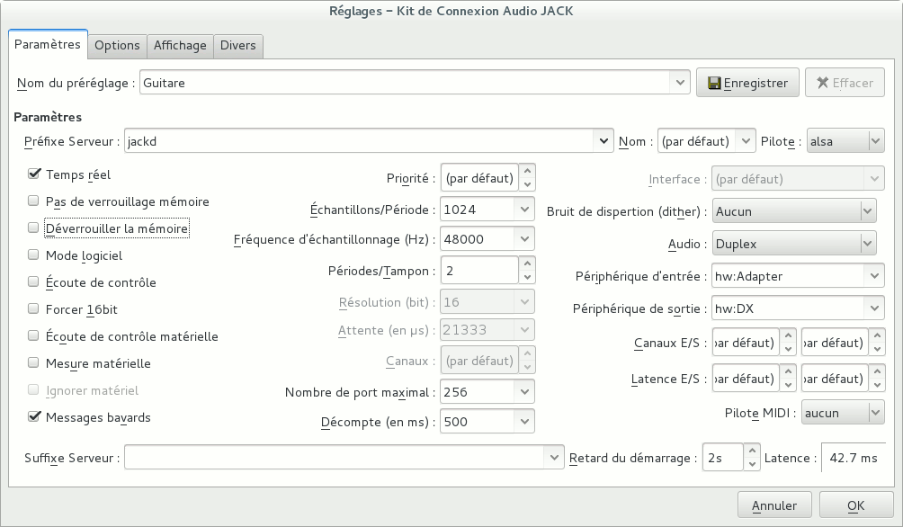 Connecter une guitare avec Linux - La Couleur du Bruit